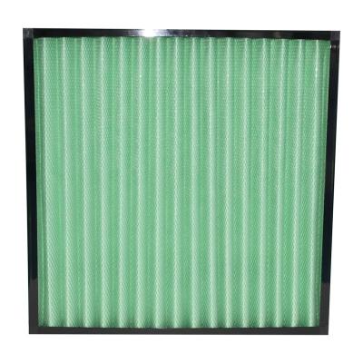 China Mini Pleated Industrial Air Filters G1 G2 G3 G4 Efficiency With Plastic Frame for sale