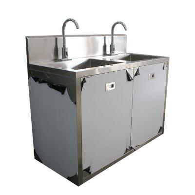 China Water Supply Equipment Stainless Steel 150W Medical Hand Wash Sink for sale