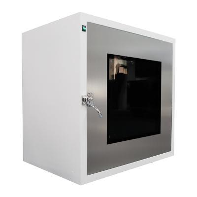 China Mechanical Interlock Cleanroom Pass Box 220V With Embedded Door for sale