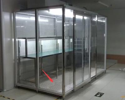 China La inhalación Hepa de FFU filtra el polvo libre limpio de la cabina ISO7 del sitio en venta