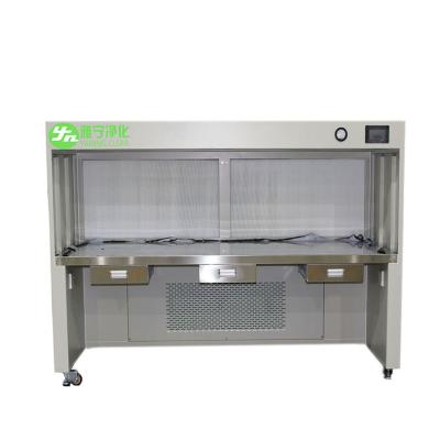 China Horizontal Clean Room Laminar Flow Benches Portable LED Lighting for sale