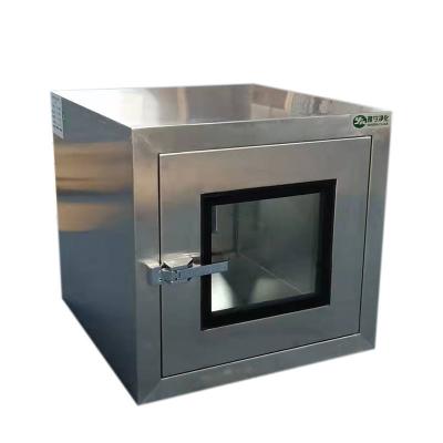 China 304 Stainless Steel Cleanroom Pass Box External Door / Embedded Door for sale