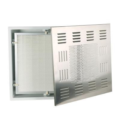 China Powder Coating Hepa Filter Unit H14 HEPA With SUS304 Air Diffuser for sale