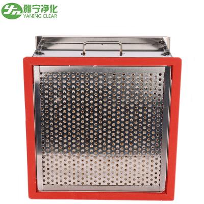 China Filtros de aire de Hepa del sitio limpio de la fibra de vidrio de H14 ISO5 para el módulo terminal de Hood And Fan Filter Unit FFU en venta
