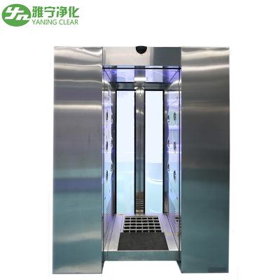 China YANING Particulate Scrub Air Shower HEPA Filter Auto Sliding Door for Cleanroom for sale