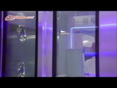 Auto Cleanroom Air Shower Sliding Door 90 degree Powder Coating Steel