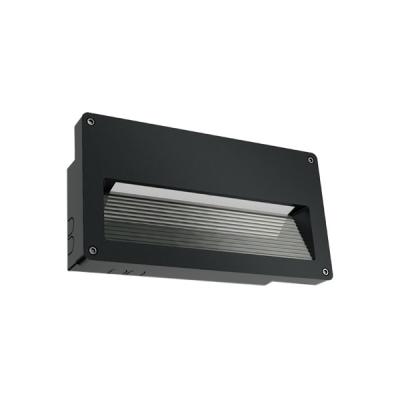 China IP65  Black 12W 3000K 277V Outdoor LED Wall Lights 0-10V Dimmable for sale