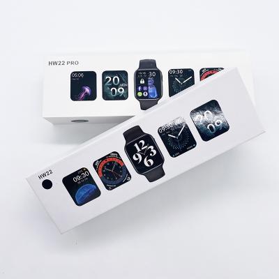 China MP3 playback 2021 custom watch face BT calls smart watch 1.75 series hw22 6 series wearfit iwo smartwatch inteligente reloj for sale