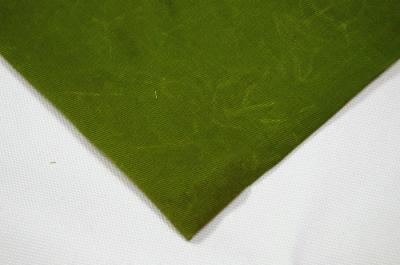China Green Twill Waxed Cotton  Canvas / 100 Cotton Fabric Density 108 X 56 for sale