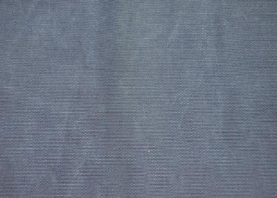 China Dyeing And Light Washed Canvas Fabric / Grey Color Fabric High Density for sale