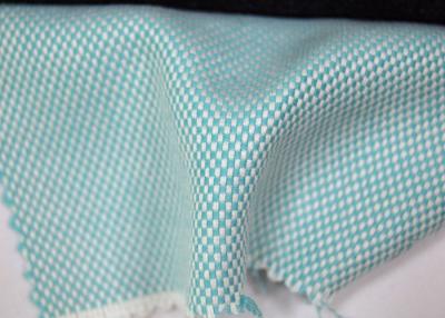中国 多彩なパターン設計の緑色のブレンドの綿の糸の染められた生地 販売のため