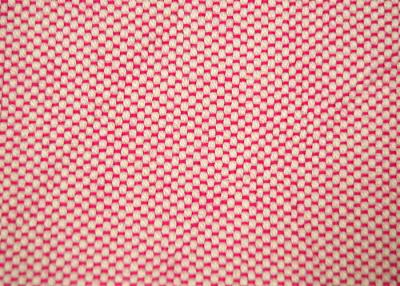 China 100 Cotton Fabric / Red And White Striped Fabric For Furniture Upholstery for sale