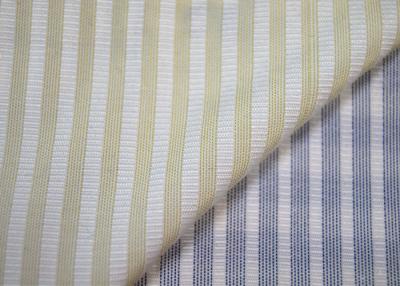 China Woven Technics Blended Striped Jacquard Fabric Soft Touch For Dress for sale
