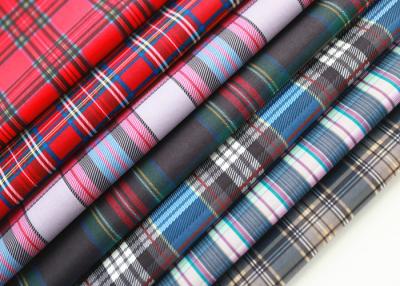 China Plain Polyester Fabric With Heat Transfer Printing / Check Pattern For Bags for sale