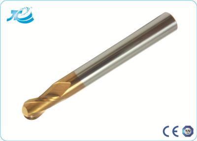 China Tungsten Steel Ball Nose Custom End Mill with 55 - 65 HRC for Slotting / Milling for sale