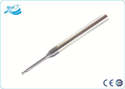 China Ball Nose Long Neck End Mill with R 0.2 - R 2.0 mm Diameter Hard Milling End Mills for sale