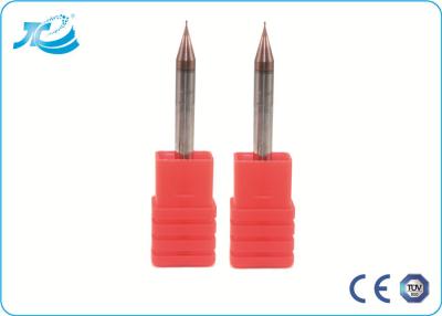 China R 0.1 - R 0.4 Ball Nose End Mill with Micro Diameter , 55 Degree End Mill for sale