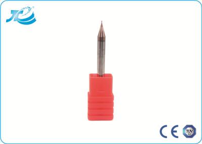 China Micro Diameter Ball Nose Plastic Cutting End Mills , 3 / 8 Carbide End Mill for sale