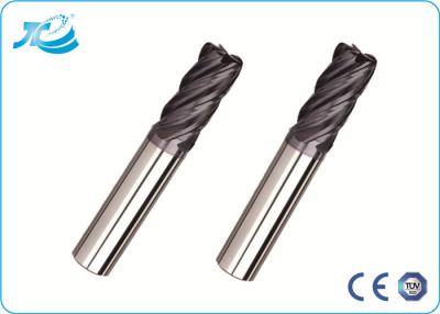 China Diameter 10mm / 12mm End Mill  And R 0.2 - 2.0 Corner Radius End Mill for sale