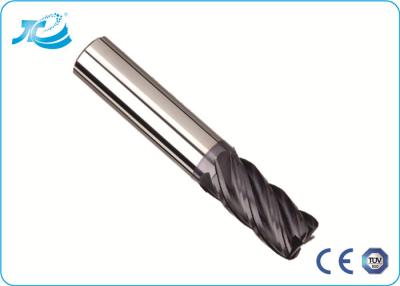 China 2 4 6 Flute End Mill , Corner Radius End Mill with TiAN / TiCN / TiN / ARCO Coating for sale