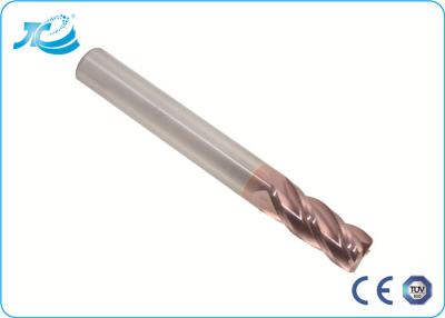 China Corner Radius Solid Carbide Tools with Diameter 1.0 - 12.0 , 2 - 6 Flute End Mill for sale
