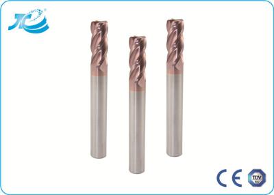 China Tungsten Carbide Corner Radius End Mill , Center Cutting End Mill for sale