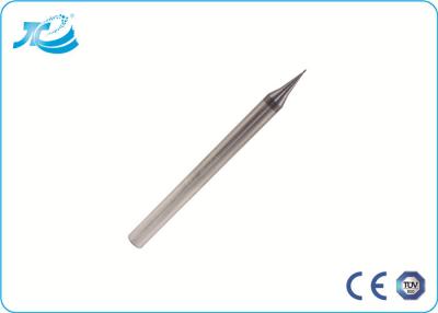 China 2 herramientas de carburo micro micro del CNC del grano del molino de extremo de la flauta, fresa del hilo en venta