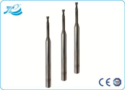 China Tungsten Steel Two Edge Long Neck Flat End Mill with 0.2 - 0.5 mm Diameter for sale