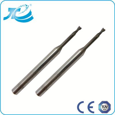 China Carbide Flat End Mill for Deeper Cutting , 1mm 2mm 3mm End Mill for sale