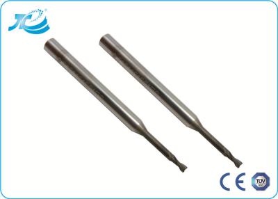 China Short Flute Long Neck End Mills Tungsten Carbide Endmill Diameter 0.2 - 3.0 mm for sale