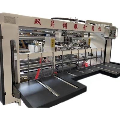 China 450 Maximum Flap Size Double Pieces Carton Stitching Machine with 2-99 Nail Number for sale