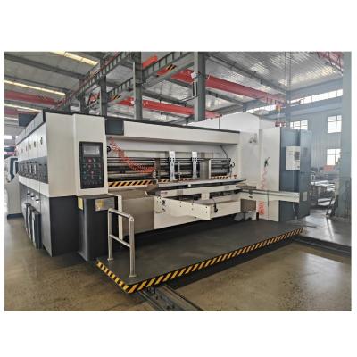 China Hotels Flexo Corrugated Carton Printing Slotting Rotary Die-cutting Machinery 1200*960*2200mm for sale