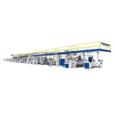 China 3/5/7ply Layer Automatic Cardboard Boxes Production Line Corrugated Board Plant for sale
