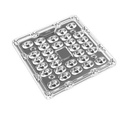 China Square SMD5050 Multi Lens Array 30 In 1 80x150 Degree 130x130mm for sale