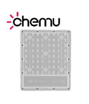 China 64 In1 Square SMD LED Lens 3030 151x181mm 75x150 Degree PC Material for sale