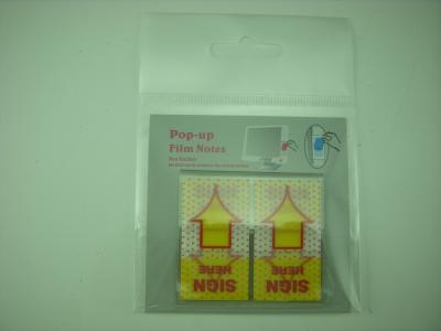 China Mini PNF amarelo personalizado - acima da almofada de memorando pegajosa das notas para o negócio à venda
