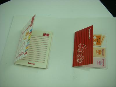 Chine Le jaune transparent imprimable portatif a coloré les notes collantes, notes de post-it personnalisées à vendre
