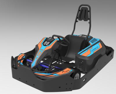China APP Adjustment Control 57Nm 4000W Electric Racing Gokart For Adult for sale