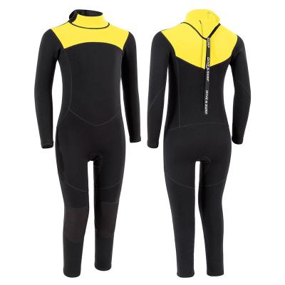 China Kids 2mm Long Sleeves Neoprene Wetsuit for Swimming and Diving Model NO. 923 for sale