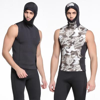 China Suitable Age Adults Neoprene Vest with Hoody 3mm Neoprene Wetsuit Sportwear CL-743 for sale