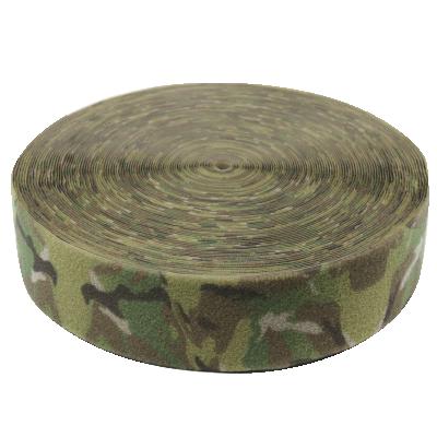 China 50% Polyester 50% Nylon Webbing Loops camouflage vlecro loop 10cm in express plastic bags à venda