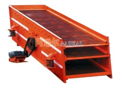 China Mineral Products Inclined Rectangular Vibrating Screen Machines for sale