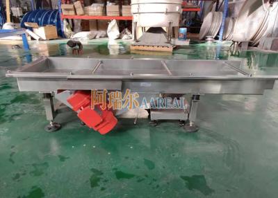 China SUS 316L Food Grade Rectangular Linear Vibrating Screen Separator For Jelly Bean for sale