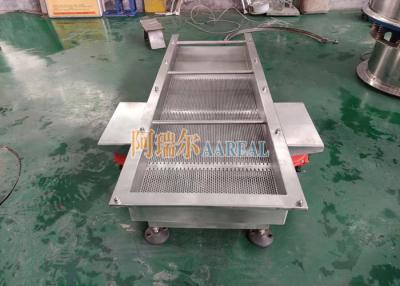 China 450*1500mm Food Grade Stainless Steel Linear Vibrating Screen For Black Soya Bean for sale