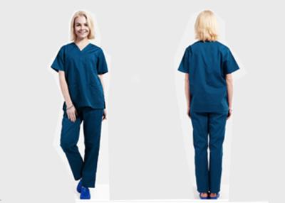 China Dense Stitching Scrubs Medical Uniforms Double Needle Sewing For Men And Women for sale
