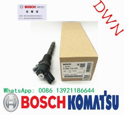 China Injetor comum Bosch 0445110307 KOMATSU do trilho da máquina escavadora PC70 PC128 PC130 6271-11-3100 à venda