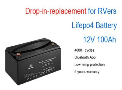 Chine High Temperature Lifepo4 Battery 12v 200ah For Solar Panel / Water Pump à vendre