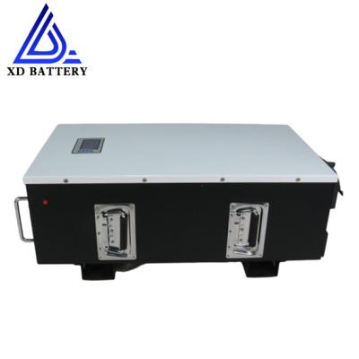China 40KG 100AH 48 Volt Lithium Ion Forklift Battery 620*370*205mm 48v Li Ion Battery for sale