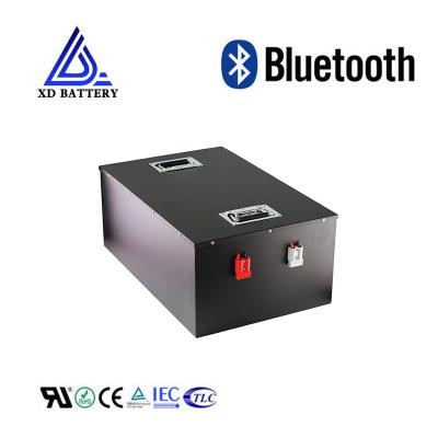 China Lítio profundo Ion Battery OEM/ODM XD de Bluetooth 48v 150ah do ciclo para o tráfego à venda