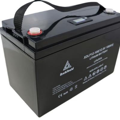 China Deep Cycle 12 Volt Rechargeable Lithium Battery 100ah 200ah For RV/ Boat/ Golf Cart Lifepo4 Lithium Battery for sale
